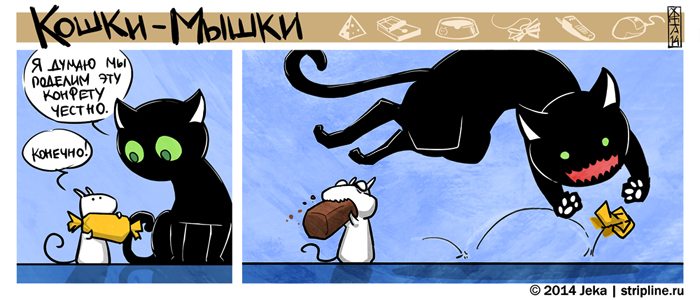 Комикс Кошки-мышки: выпуск №240