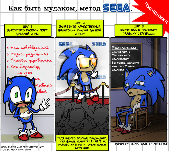Руководство от Sega