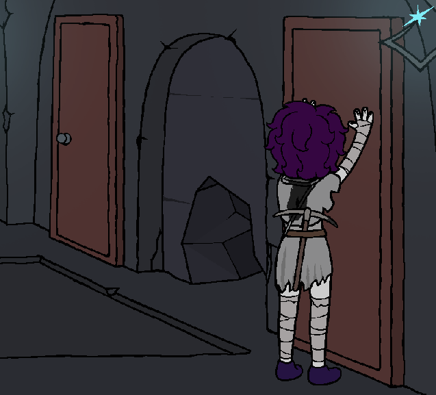 Иша: Вернуть дверь на место.
