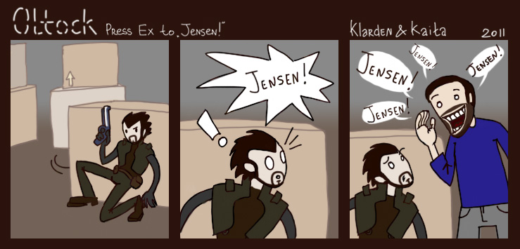 Press Ex to "Jensen!"