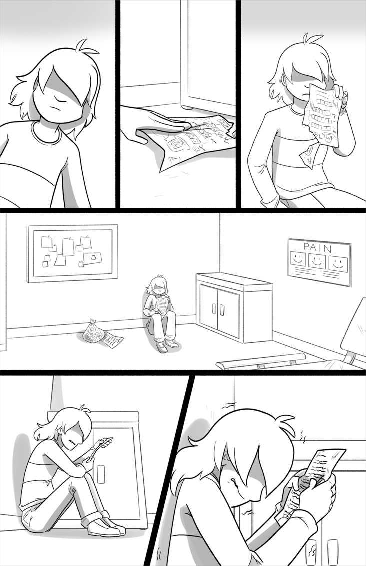 Комикс Deltarune. Paper Trail: выпуск №226