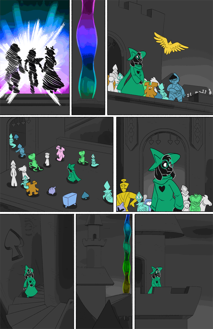 Комикс Deltarune. Paper Trail: выпуск №545