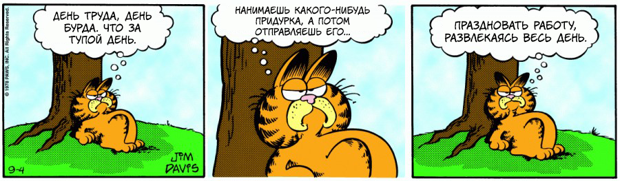Комикс Гарфилд: выпуск №78