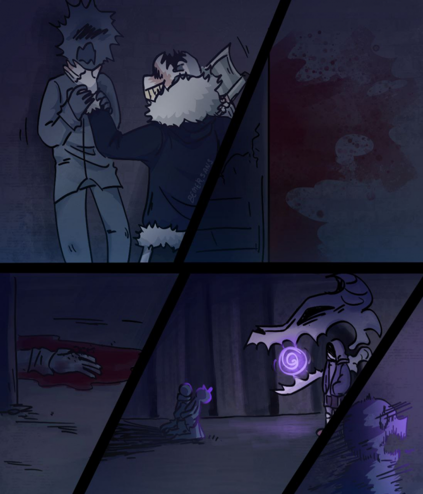 Комикс HorrorLust UndertaleAU: выпуск №81