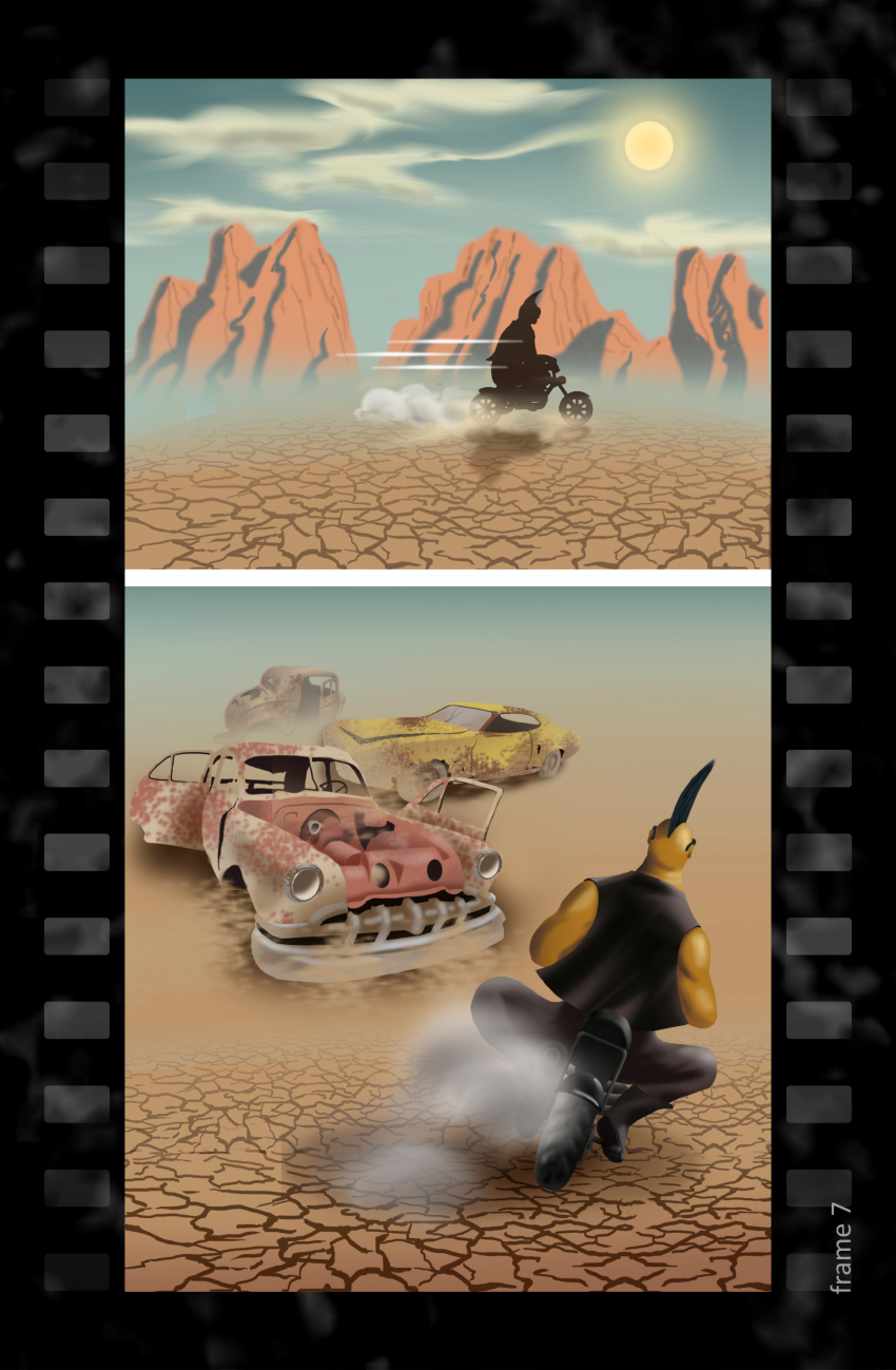 Комикс Пустынный ездок: выпуск №8