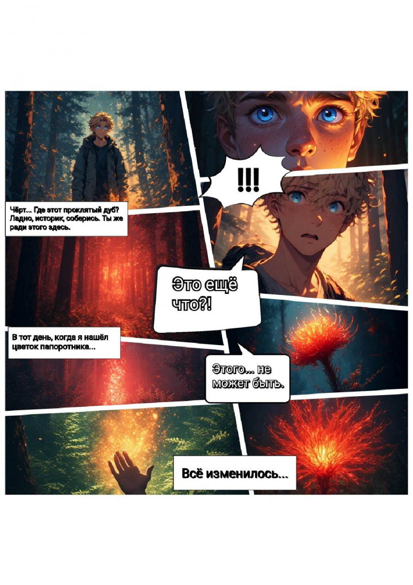 Комикс Меч и Цветок Папоротника: Том I: выпуск №3