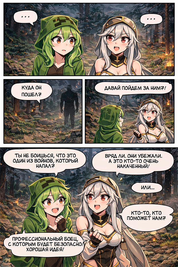 Комикс Minecraft - ComicsBro Deluxe: выпуск №9