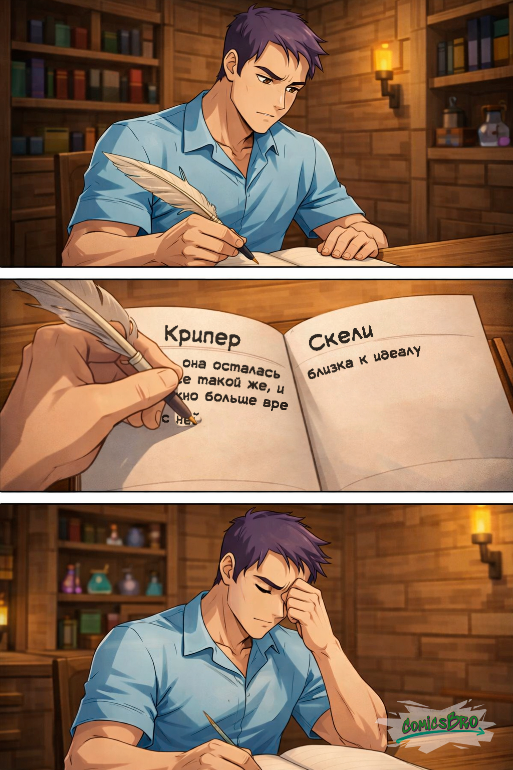 Комикс Minecraft - ComicsBro Deluxe: выпуск №21