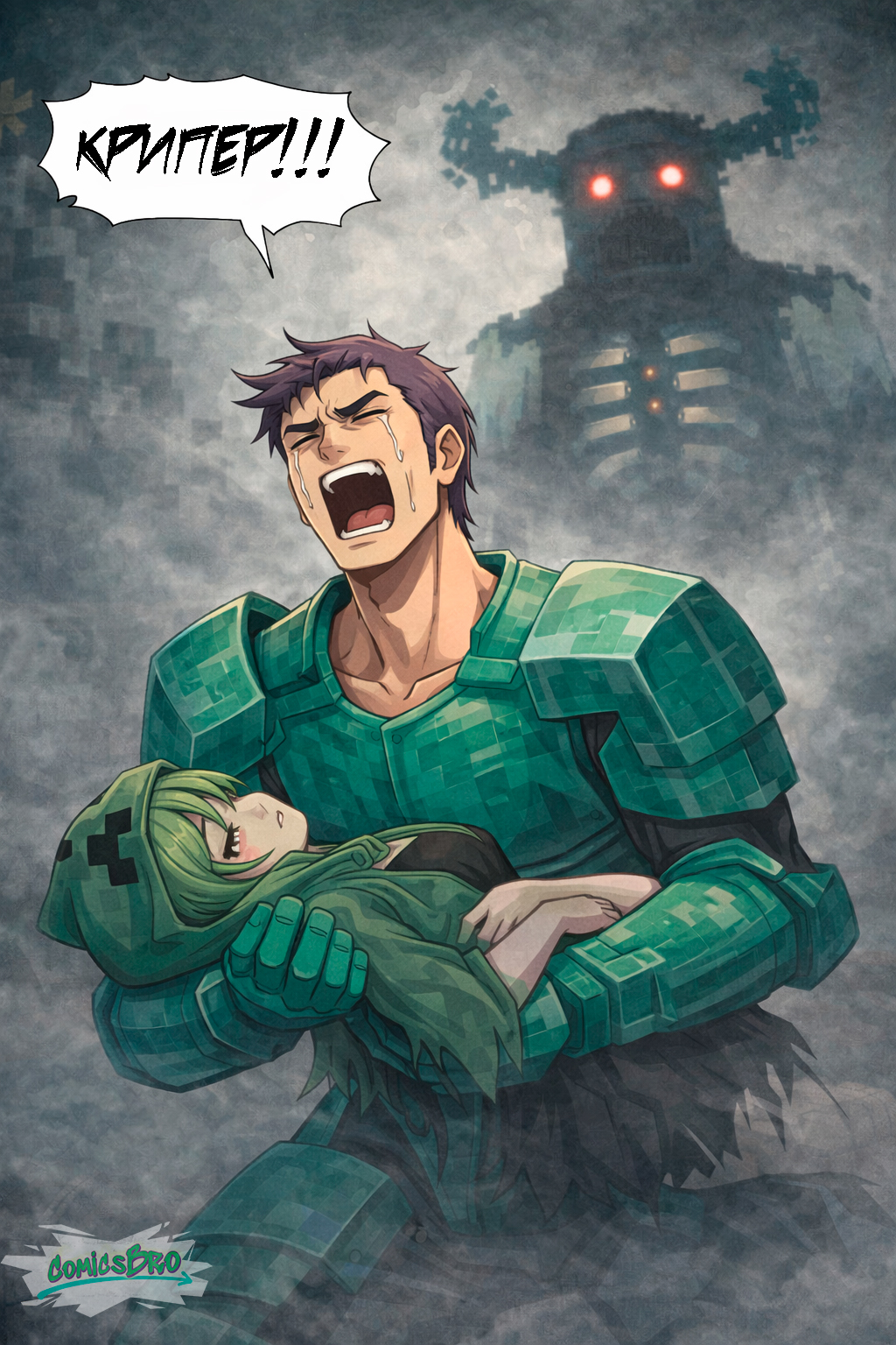 Комикс Minecraft - ComicsBro Deluxe: выпуск №22