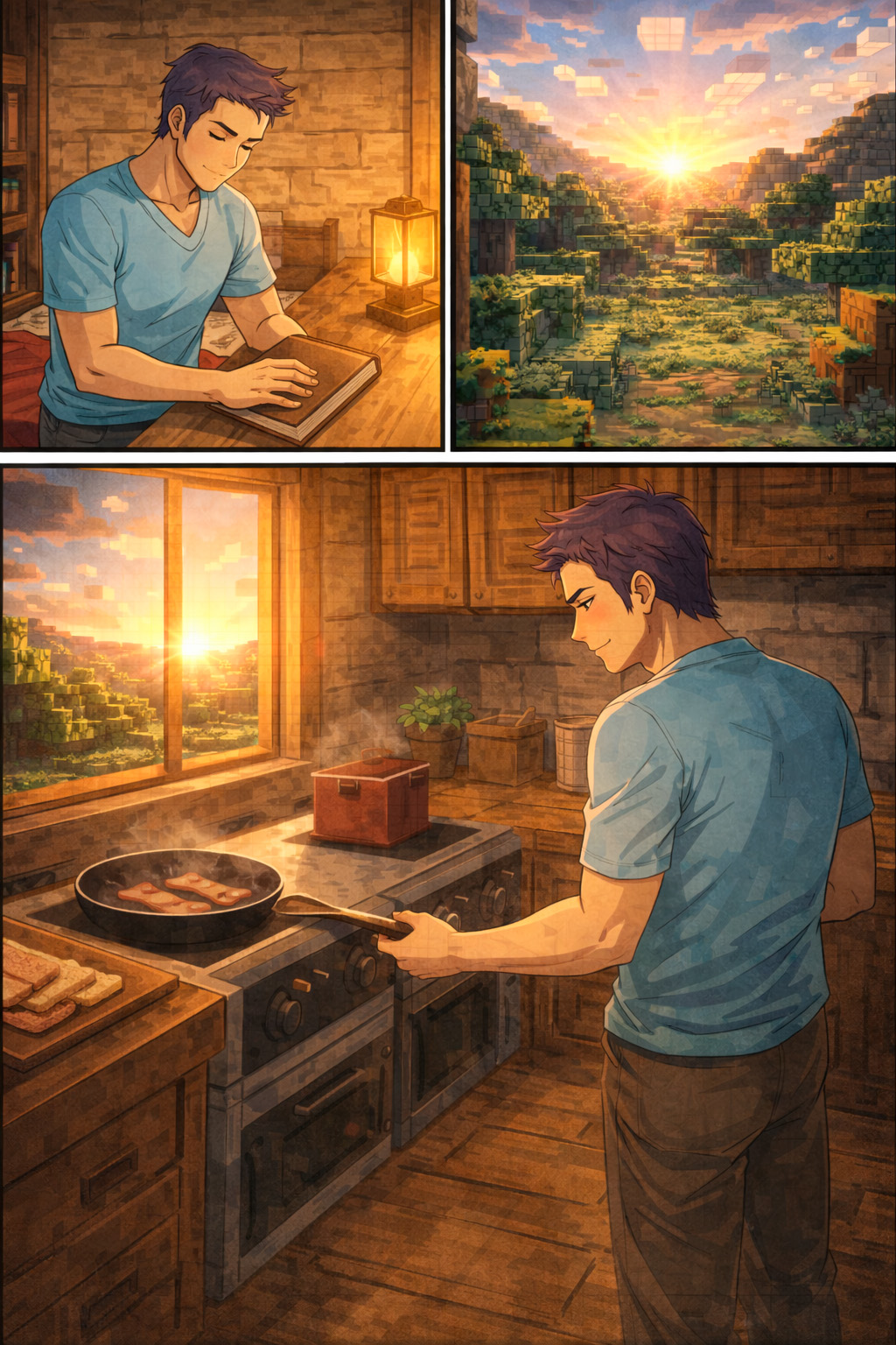 Комикс Minecraft - ComicsBro Deluxe: выпуск №25