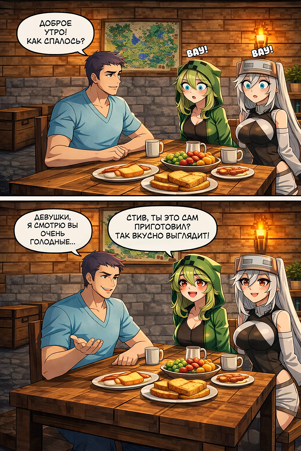 Комикс Minecraft - ComicsBro Deluxe: выпуск №26