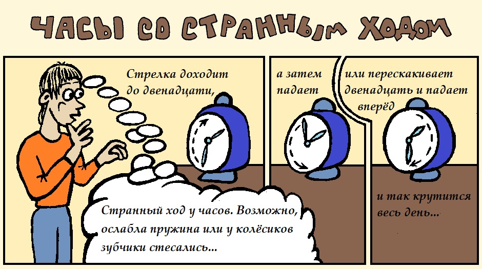 Часы со странным ходом