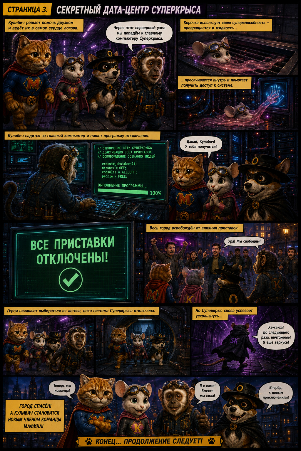 Суперкот Мафин: Тайна сырного склада