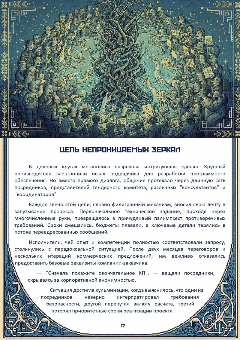 Цепь непроницаемых зеркал