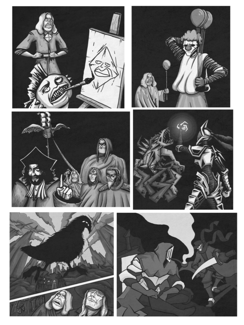 Комикс Эпопея абсурда или Восхождение великолепного Сира Лансера: выпуск №57