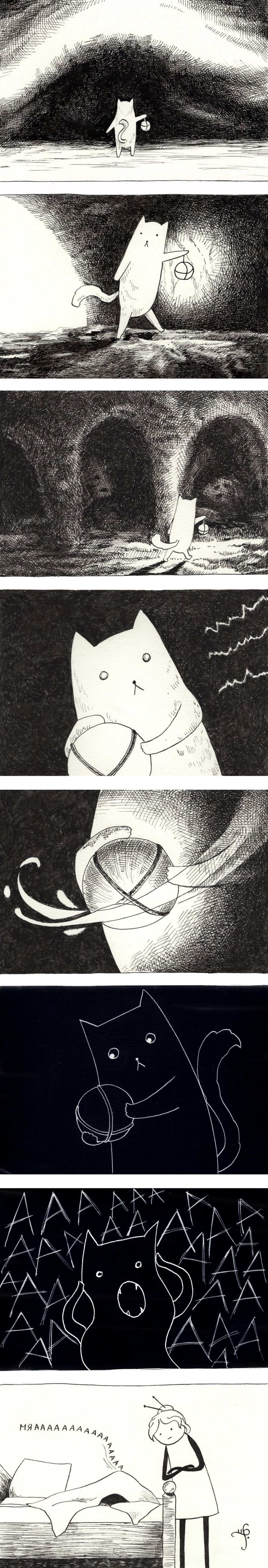 Комикс Про жизнь и котов: выпуск №9