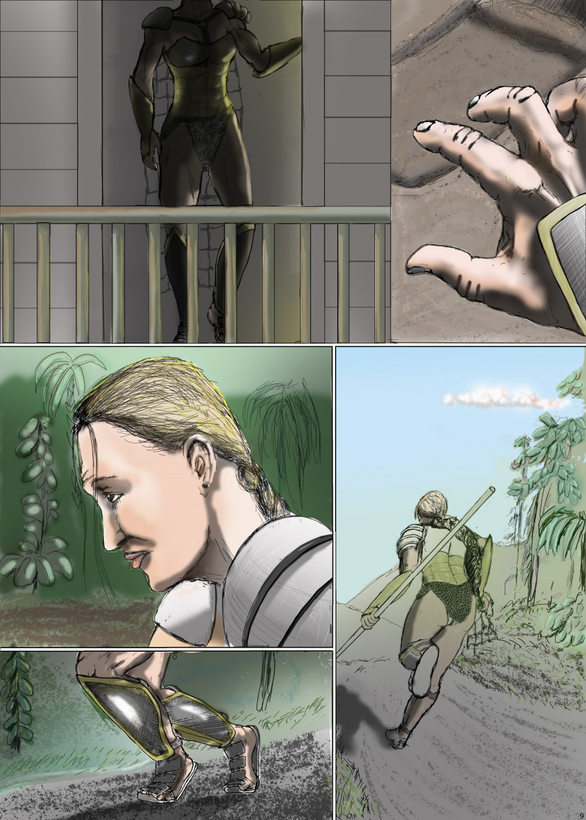 Комикс Мирный человек/Гладиатра: выпуск №99