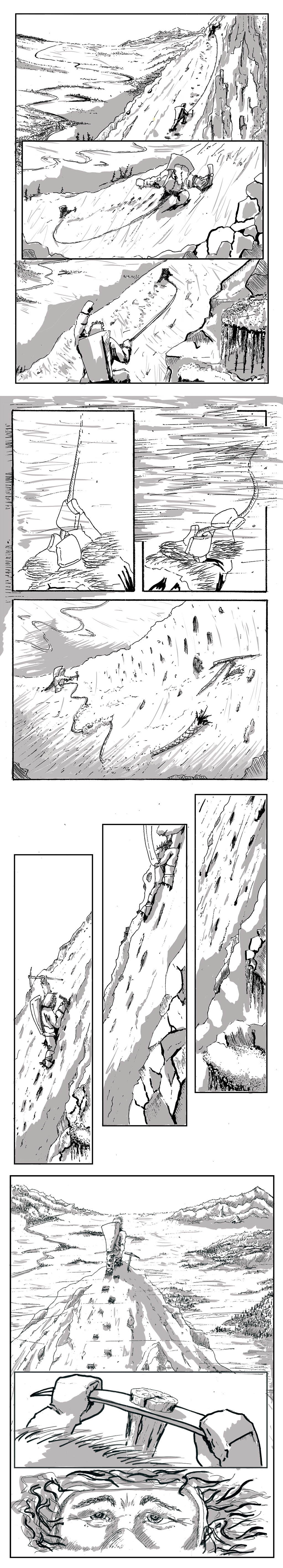 Комикс Two climbers story: выпуск №1