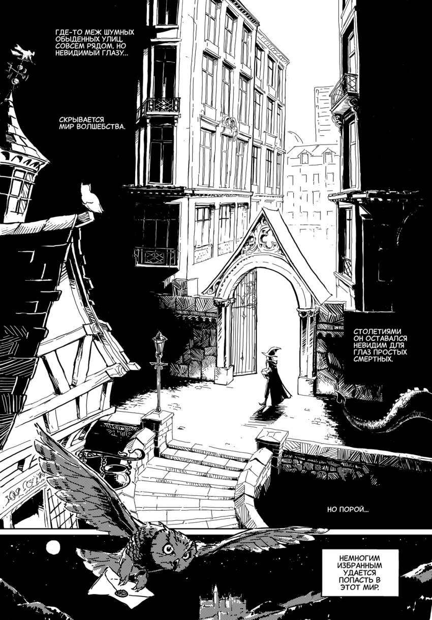 Комикс Гарри Поттер и методы рационального мышления: выпуск №1