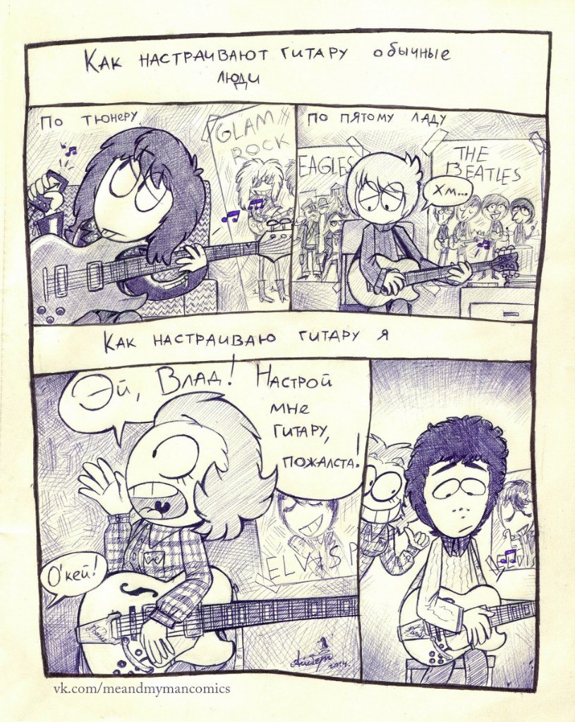 Настройка гитары