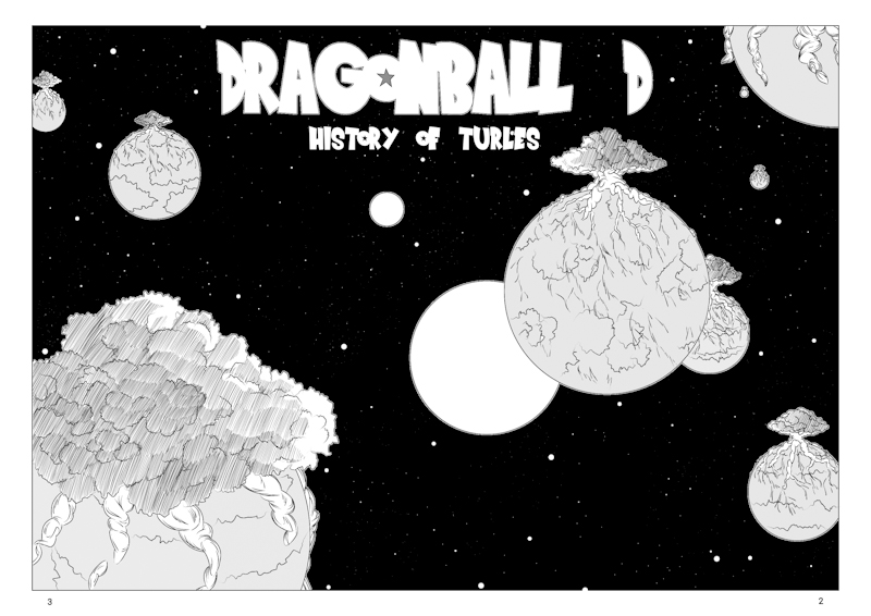 Комикс Dragonball D History of Turles: выпуск №4