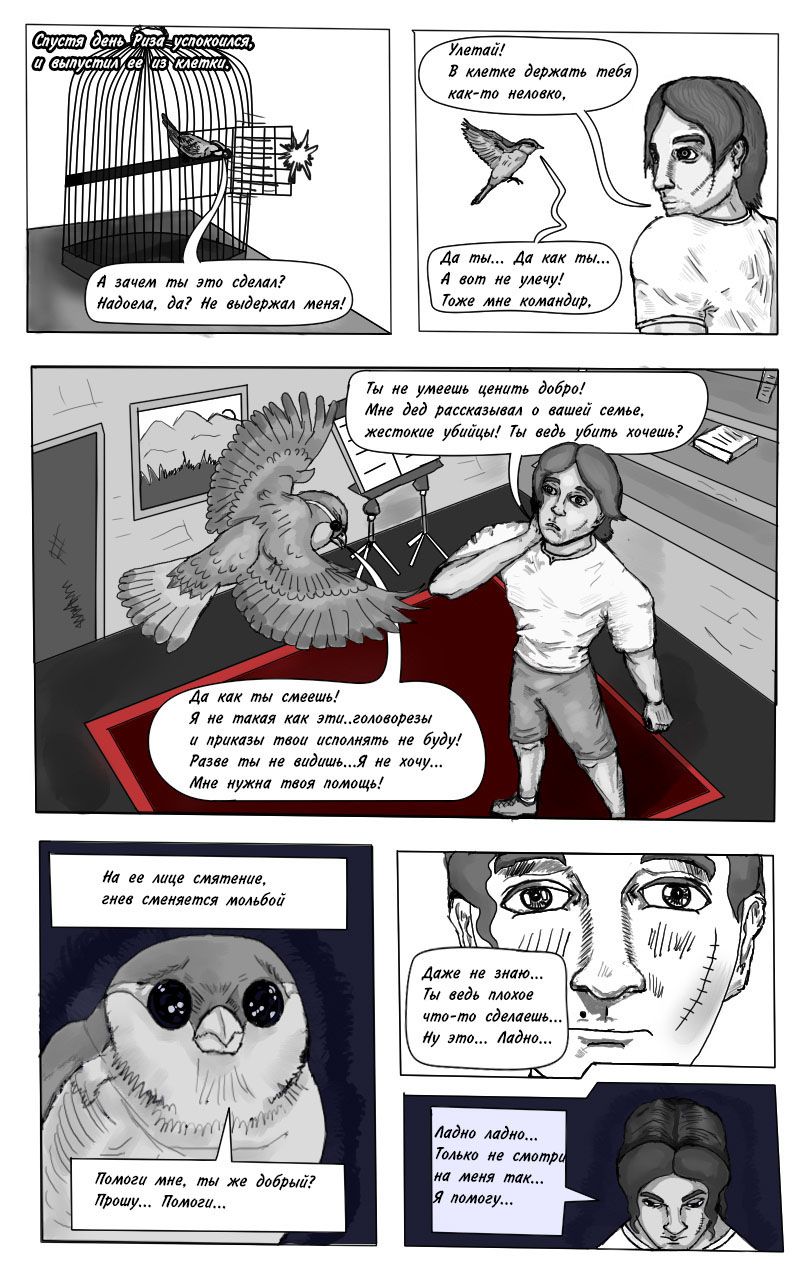 Комикс Принцесса и Воробей — The Princess and the Sparrow: выпуск №9