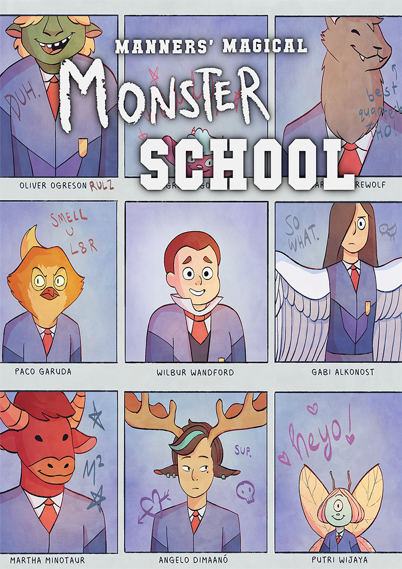 Комикс Магическая Школа Монстров Маннер [Manners' Magical Monster School]: выпуск №27