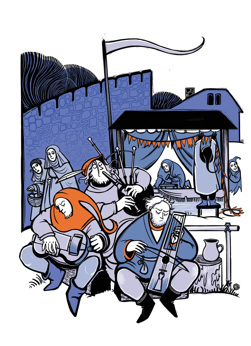 Комикс Приключения печальной леди Магды, её друга благородного рыцаря Харальда и других героев – знатных и не очень: выпуск №49