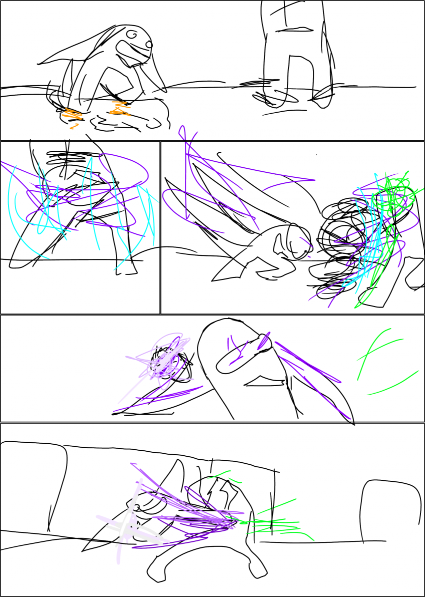 Комикс Amogis battle 12: выпуск №6