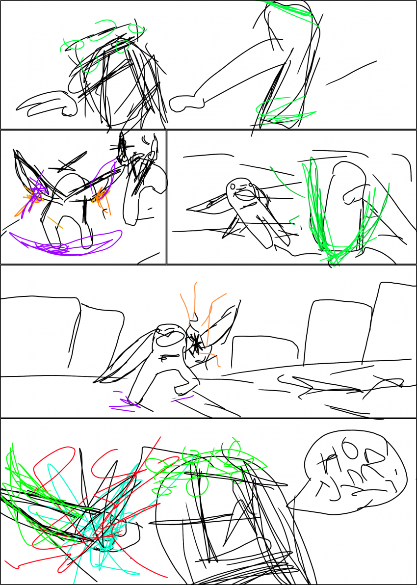 Комикс Amogis battle 12: выпуск №8