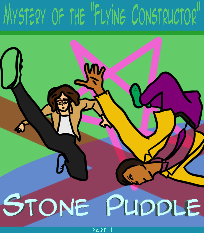 Комикс Mystery of the "Flying Constructor" | Stone Puddle: выпуск №1
