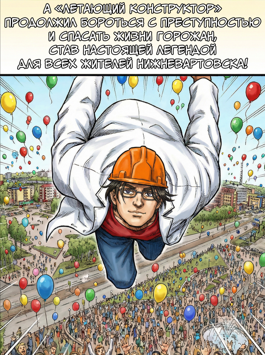 Комикс Mystery of the "Flying Constructor" | Coming Wool: выпуск №8