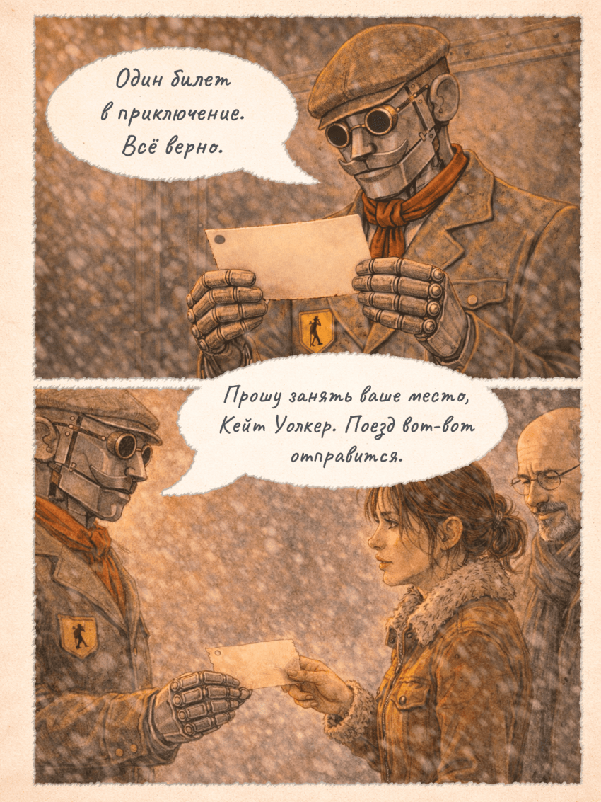 Комикс Syberia: Два билета в приключение: выпуск №22