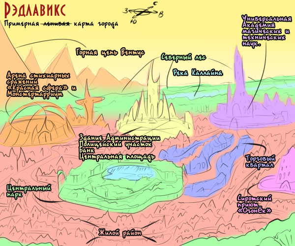 Карта Рэдлавикса