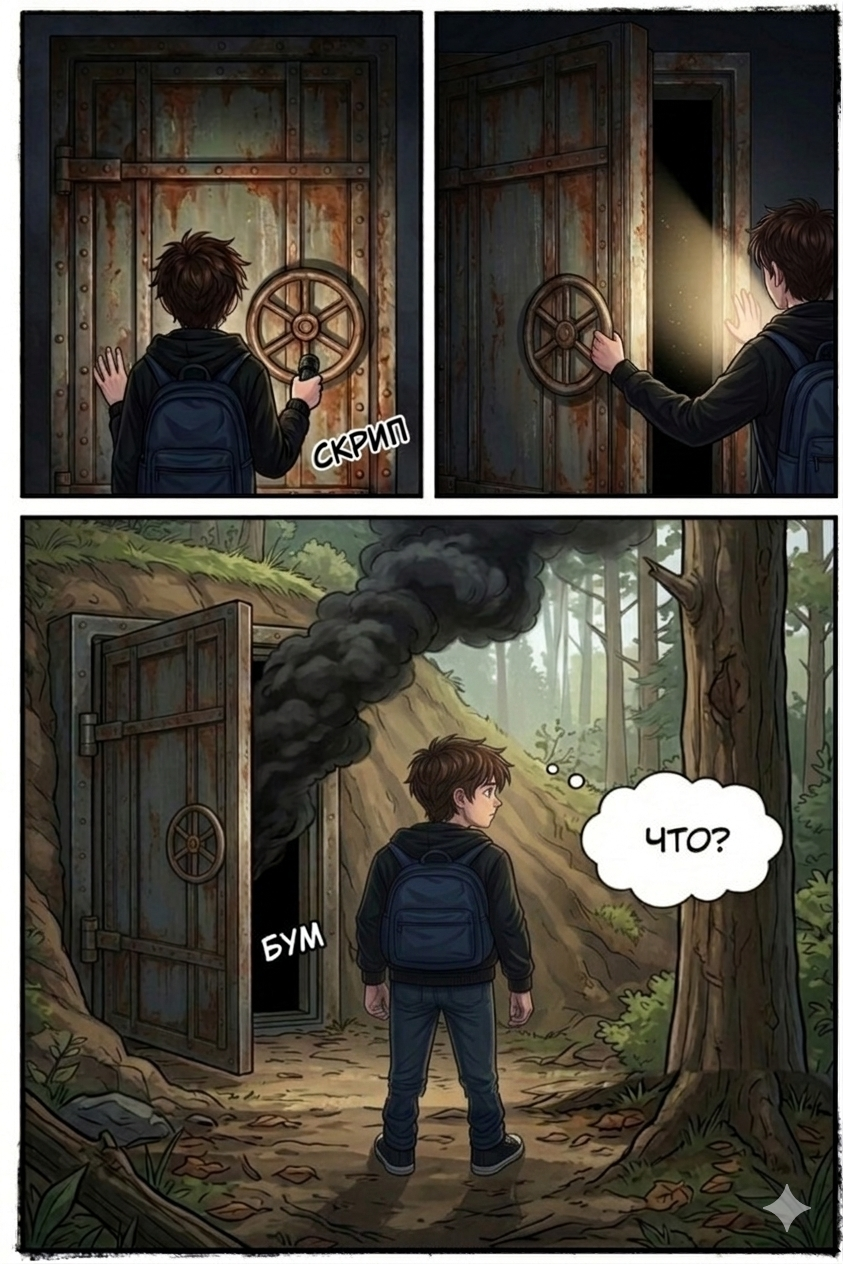 Комикс Тёмний бункер: выпуск №2