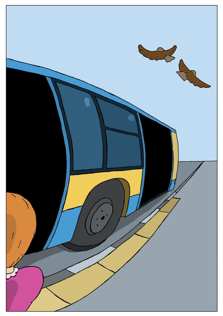 Комикс Автобусная поездка: выпуск №5