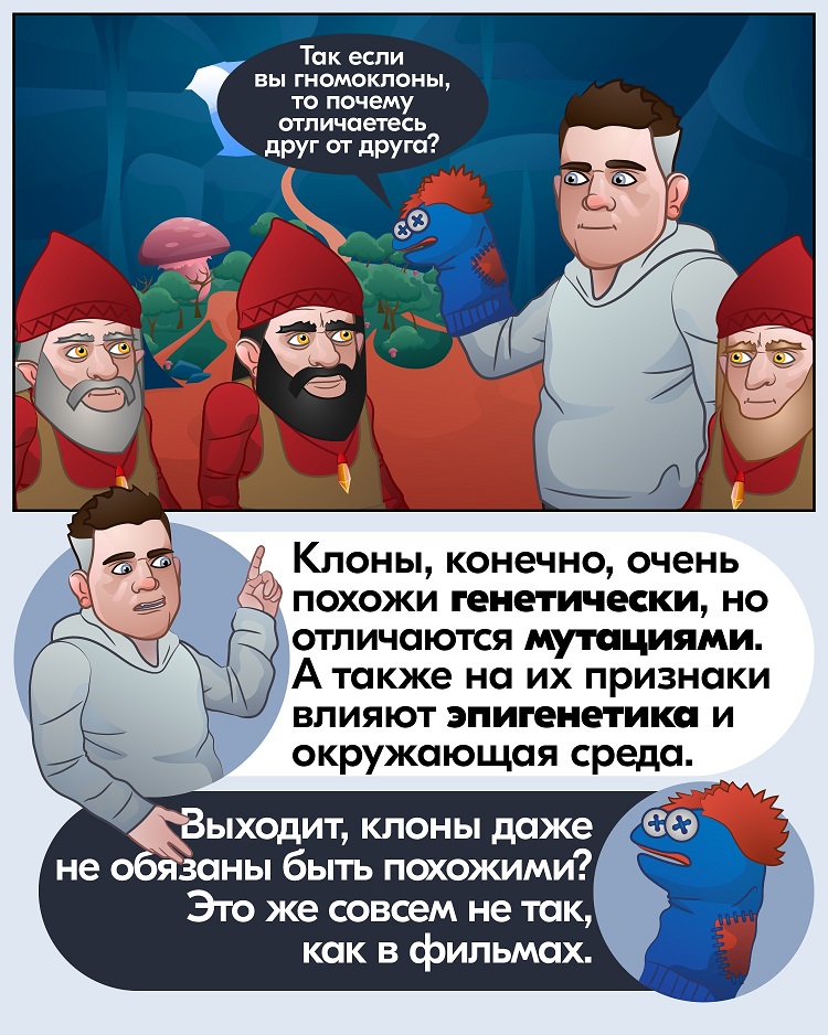 Гномоклонирование!