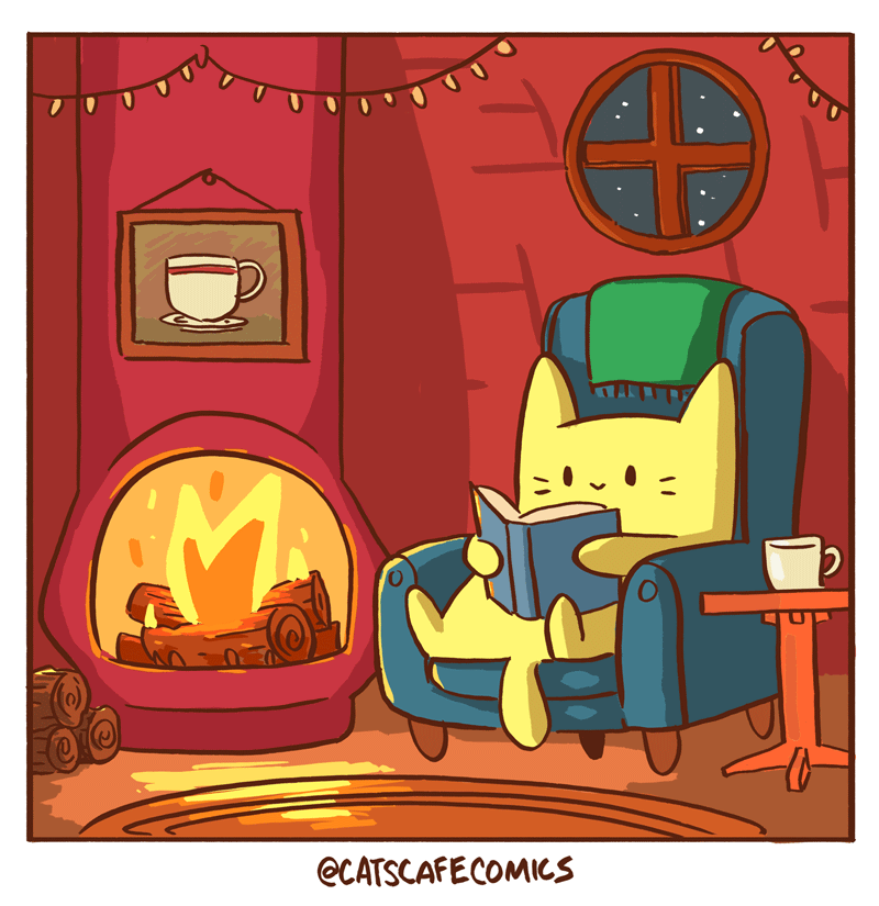 Уютный котик.