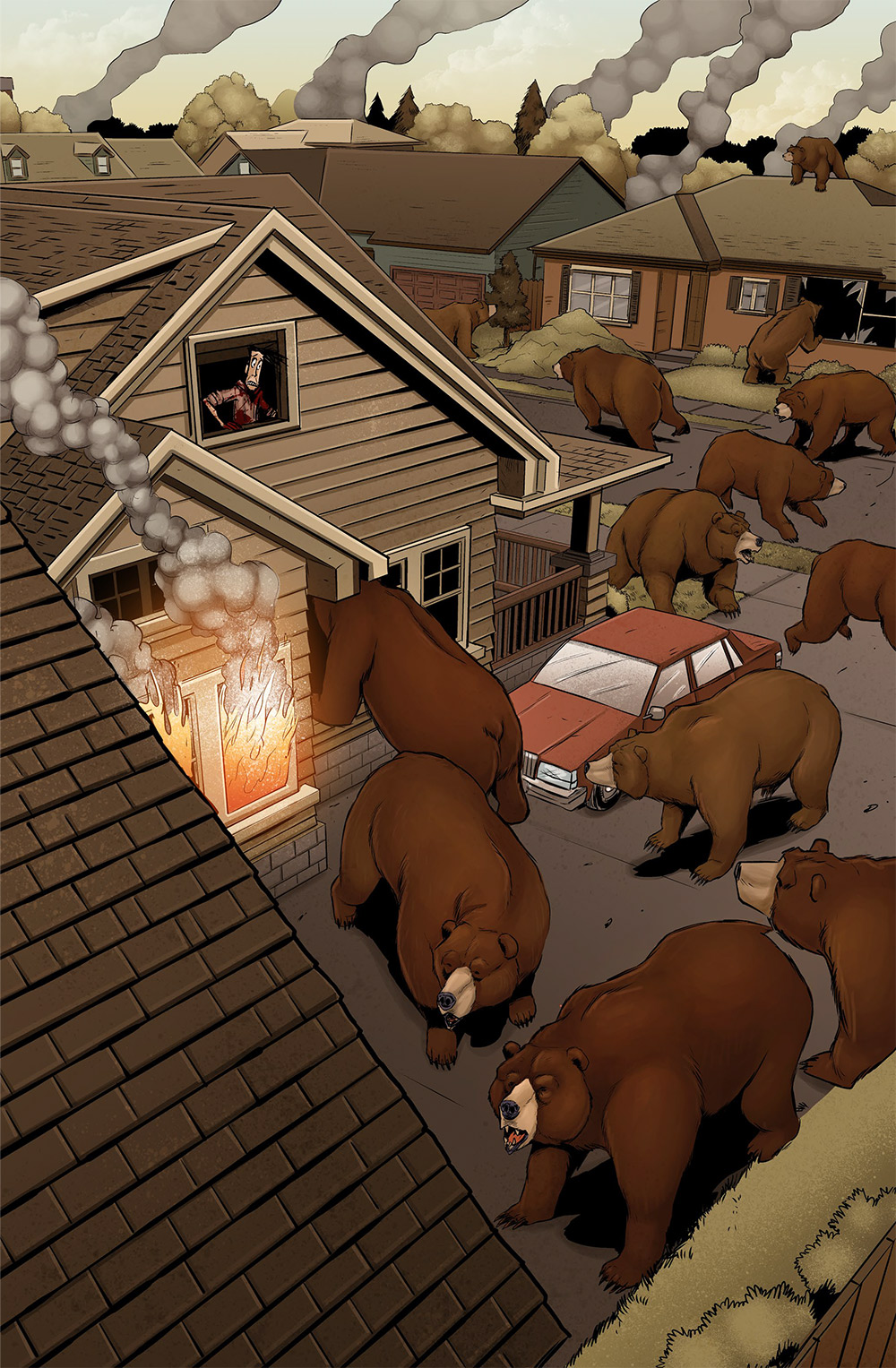 Комикс Медвегеддон [Bearmageddon]: выпуск №147