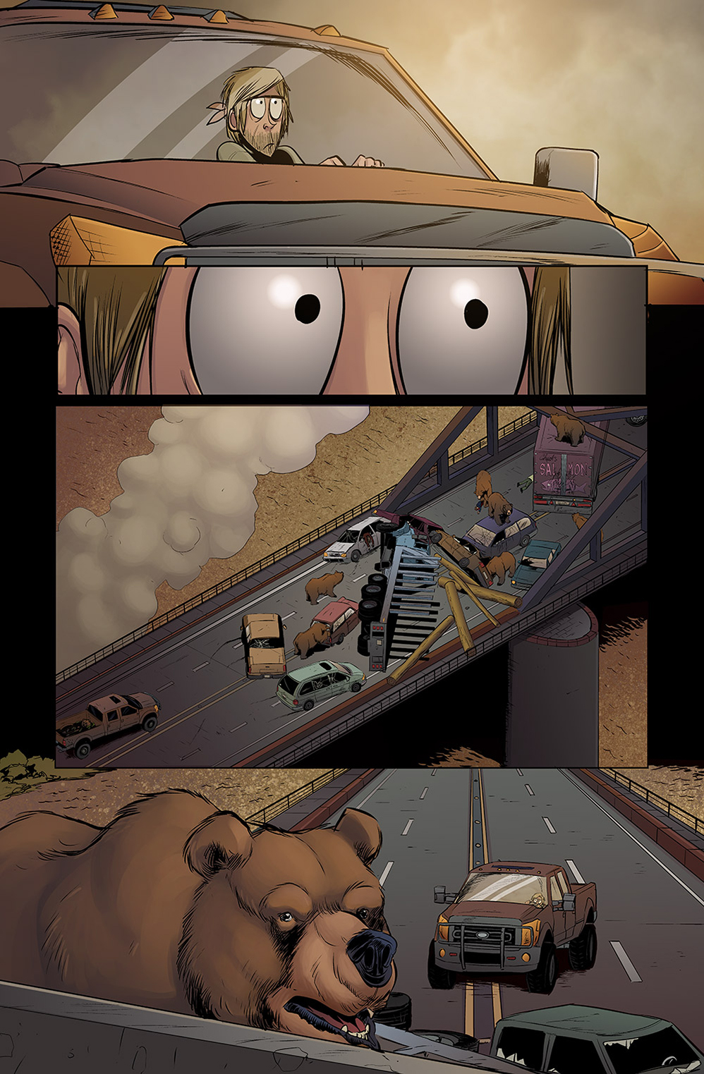 Комикс Медвегеддон [Bearmageddon]: выпуск №218