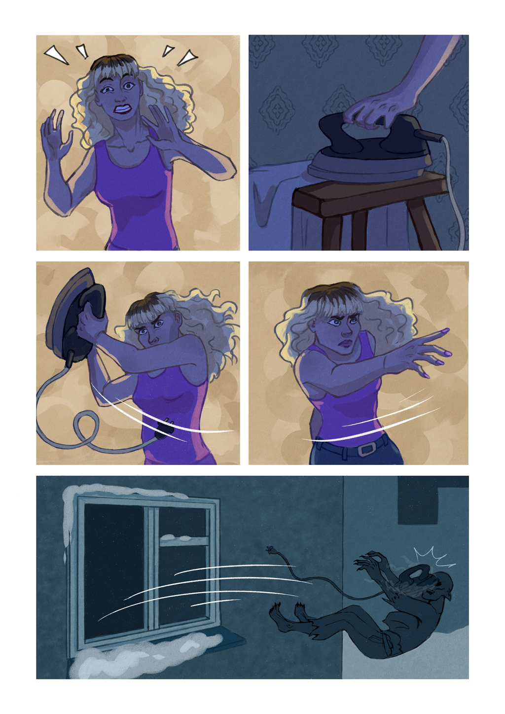 Комикс Сказ о колдунье и вольном ветре: выпуск №9