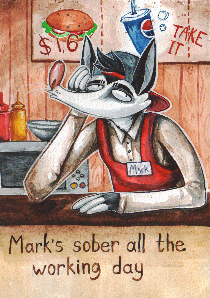 Комикс Drunk Mark: выпуск №8