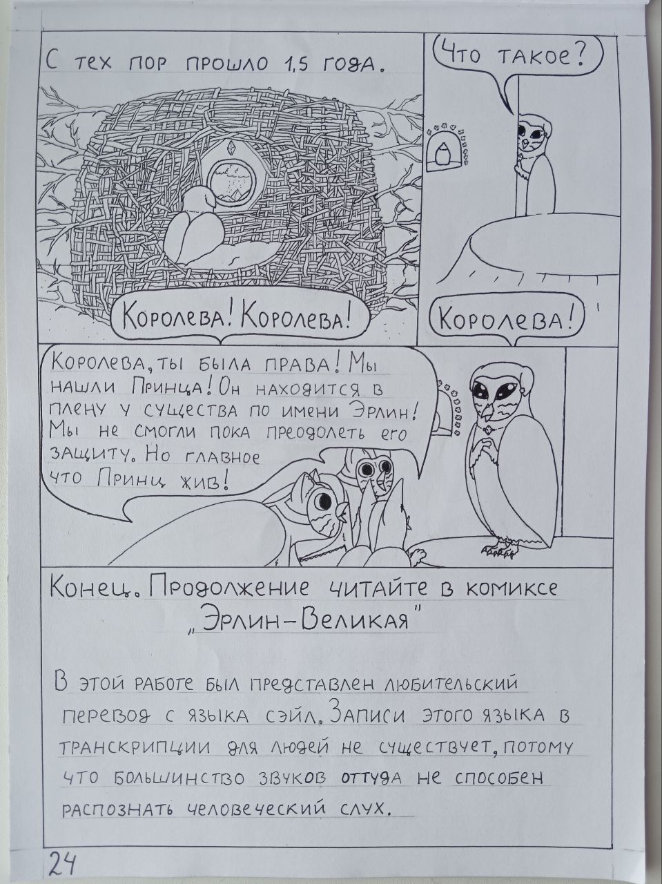 Комикс О сэйлах: выпуск №24