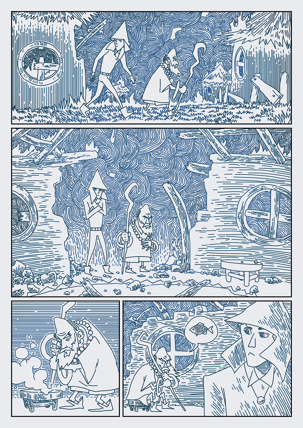 Комикс Рыбак и дракон.(закончен): выпуск №34