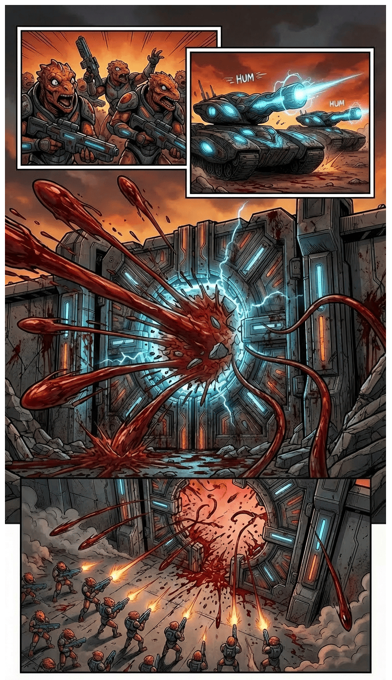 Комикс Crimson Warrior/Алая Воительница: выпуск №3