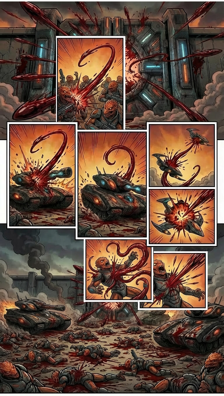 Комикс Crimson Warrior/Алая Воительница: выпуск №4