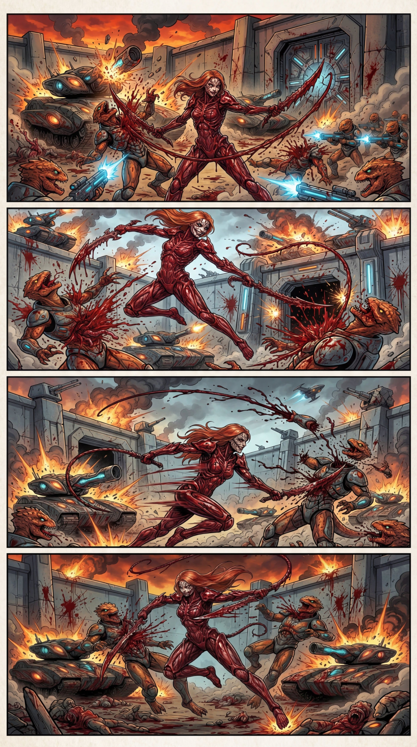 Комикс Crimson Warrior/Алая Воительница: выпуск №6