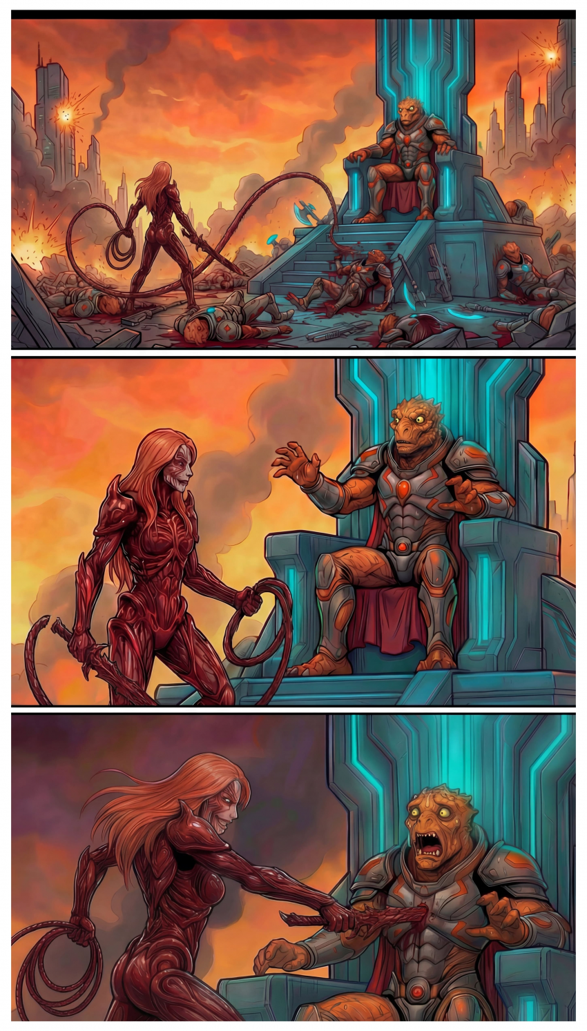 Комикс Crimson Warrior/Алая Воительница: выпуск №11