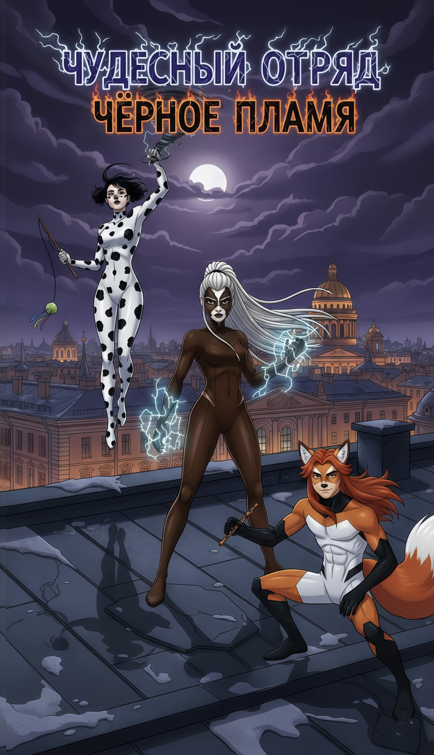 Комикс Чудесный отряд. Черное пламя.: выпуск №1