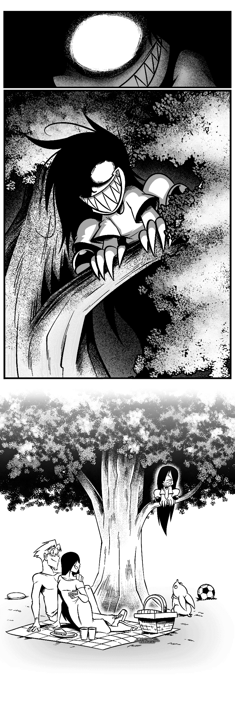 Гремлин на дереве